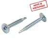 Саморез (с прессшайбой) 4,2х64мм со сверлом, оцинкованная сталь