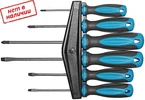 Набор отверток 6 шт. Техник на держателе Ph0.1.2+SL4.5.6  арт. 53900M