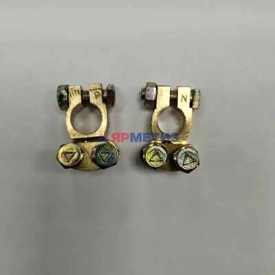 Клеммы АКБ на иномарки и мотоциклы (латунь, блистер) BT-512