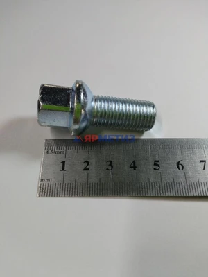 Болт колесный 14х1,5х49/27мм ключ 17мм, сфера пустотелый цинк арт. H-998-09