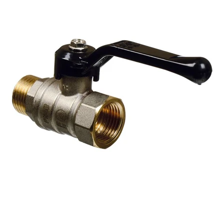 Кран шаровой 1/2" в/н TeRma NEO черная ручка арт. 32003 (25162)