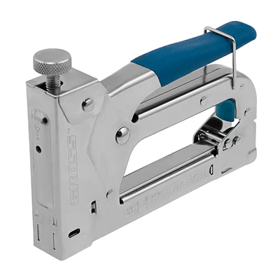 Cтеплер мебельный стальной корпус скоба 11,3мм L 4-14мм GROSS арт. 41000