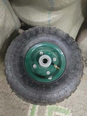 Колесо пневматическое 4,1/3,5-4 D16 250мм симметричная ступица