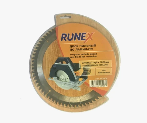 Диск 230х72зубх32/30мм циркулярный RUNEX арт. 552006