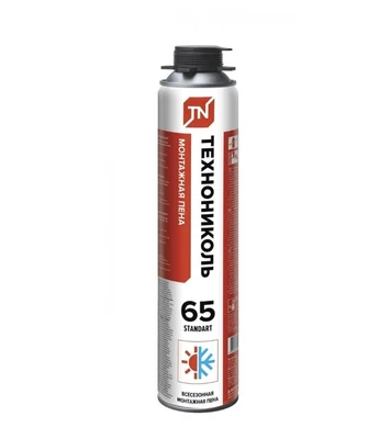 Пена ТЕХНОНИКОЛЬ 65 STANDART профессиональная всесезонная (-10°С)