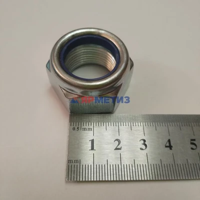 Гайка 22х1,5мм с нейлоновым кольцом DIN 985-2215