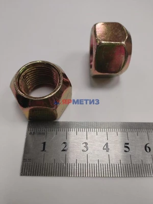 Гайка 18х1,5х19мм колесная передняя конус открытая (ключ 27 мм) МТЗ, ЮМЗ арт. 40-3103017