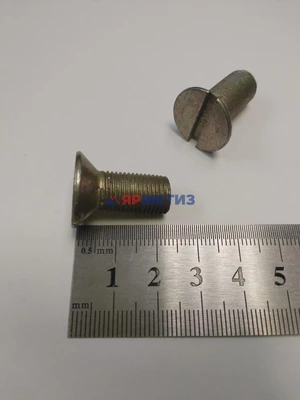 Винт 10х22х1мм петли двери кузова Волга арт. 221747-п29