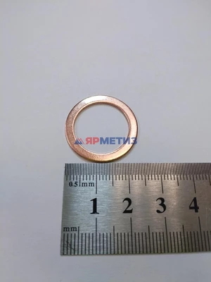 Шайба 18х24х1мм медная (масляного фильтра) 6321