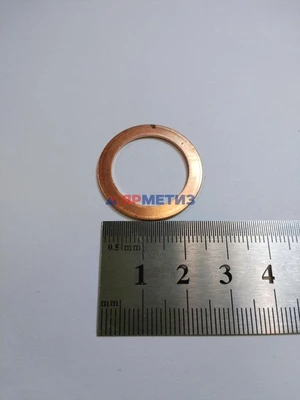 Шайба 20х26х1мм медная (559) 6342