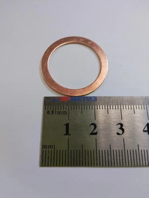 Шайба 22х28х1мм медная арт. 1-0002795-60