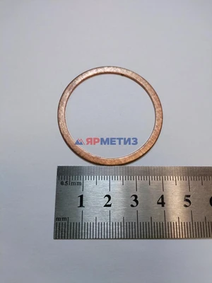 Шайба 36х42х1мм медная (561/1)