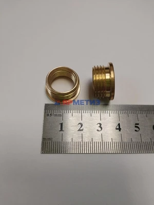 Ввертыш ремонтный 14х1,25/18х1,5мм под свечи латунь двигателя (402-14)