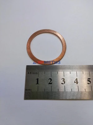 Шайба 28х34х1мм медная (560/23)