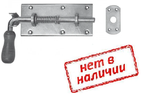 Задвижка 260х190х50мм воротная пружинная DMX8621