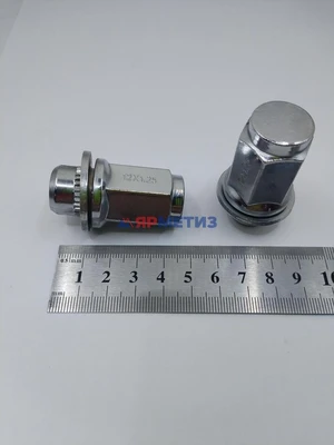 Гайка 12х1,25х47мм (ключ 21мм) прессшайба арт. 98-0002-06