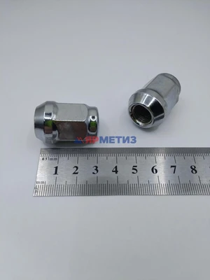 Гайка 12х1,5х32мм (ключ 19мм), конус закрытая (2007M)