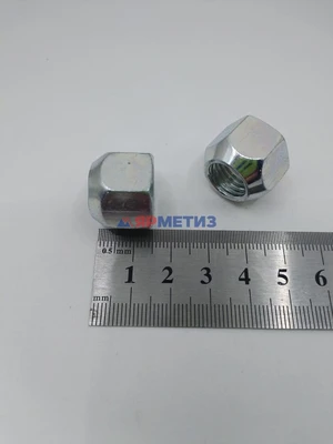 Гайка 12х1,5х16мм конус открытая (ключ 19мм), арт. H-125 (JN-125)