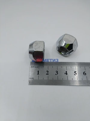 Гайка 12х1,5х16мм конус открытая (ключ 21мм) арт. JN-124