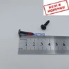 Саморез 3,9х19мм оцинкованный, черный, голова с наплывом под звезду арт. 43113