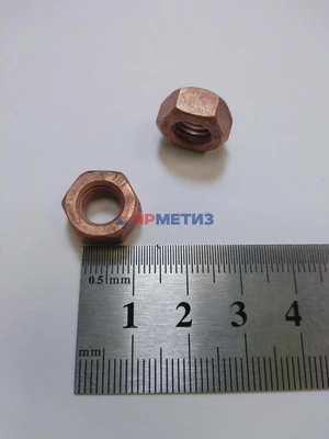 Гайка 8х1,25мм омедненная коллектора 406 двигателя арт. 250510-п5