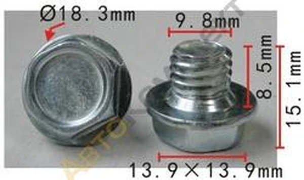 Болт 9,8х8,5 прессшайба - 18,3 мм арт. Н2141