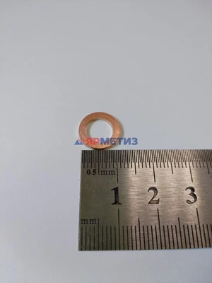 Шайба 8х12х1,5мм медная