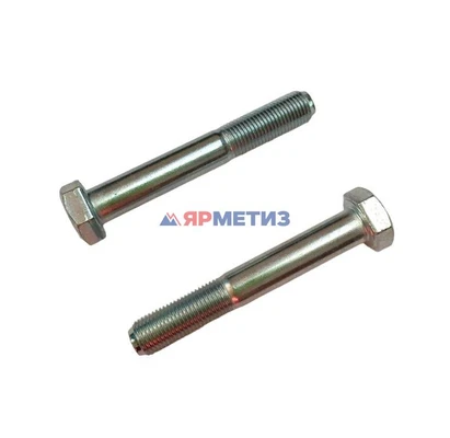 Болт шестигранный DIN 960 12х1,25х110 с мелкой неполной резьбой, класс прочности 8.8, оцинкованный (нет в наличии)