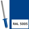 Заклепка 4х10мм вытяжная комбинированная RAL5005 синий