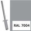Заклепка 3,2х08мм вытяжная комбинированная RAL7004 серый